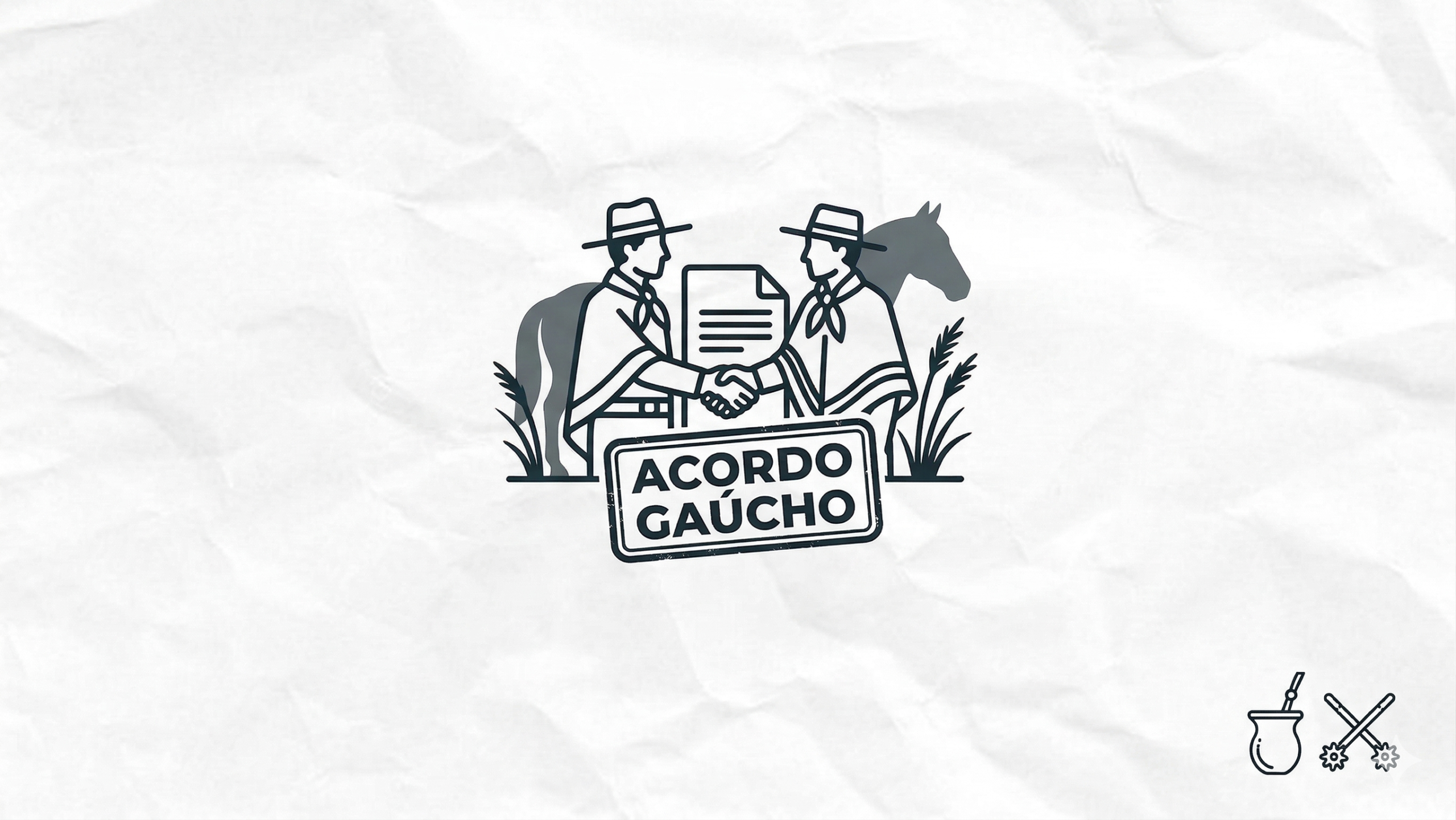 acordo-gaucho: imagens com elementos do Rio Grande do Sul